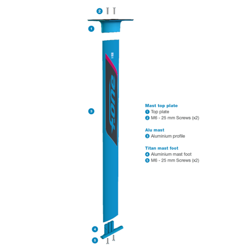 F-One Hydrofoil Pack Alu mast