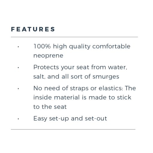 Manera Seatcover features